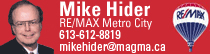 Mike Hider Re/max Metro City Realty